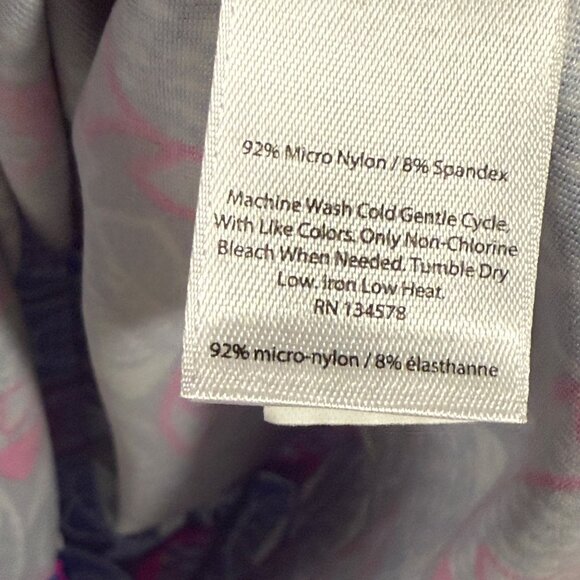 Vineyard Vines Performance‎ Fabric Angelfish Blue Pink Dress Size M - Picture 4 of 7